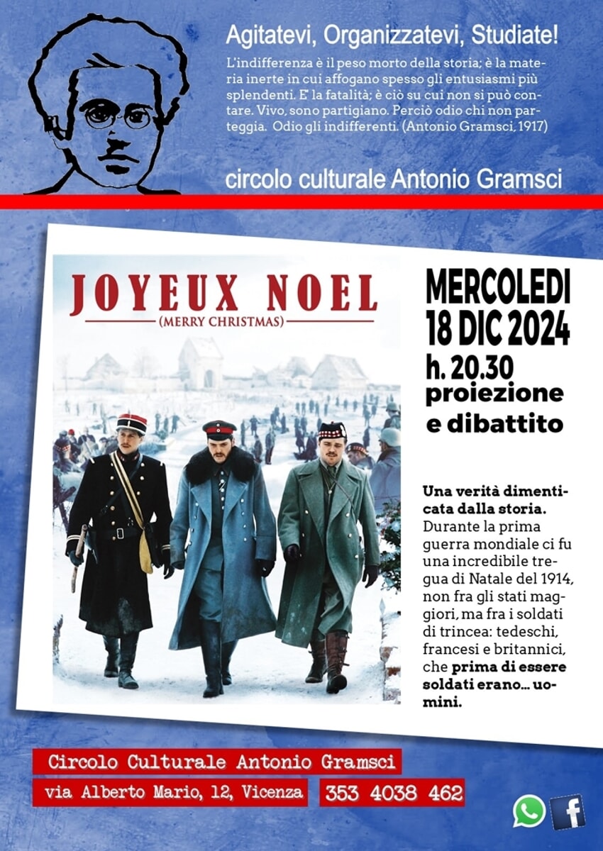 Joyeux Noel, proiezione e dibattito di una verità dimenticata dalla storia