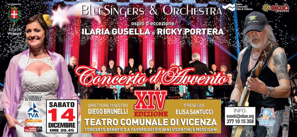 Al Teatro Comunale i BlueSingers & Orchestra con Ilaria Gusella e Ricky Portera