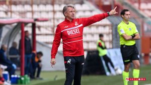 Giana Erminio-LR Vicenza: Vecchi in conferenza stampa