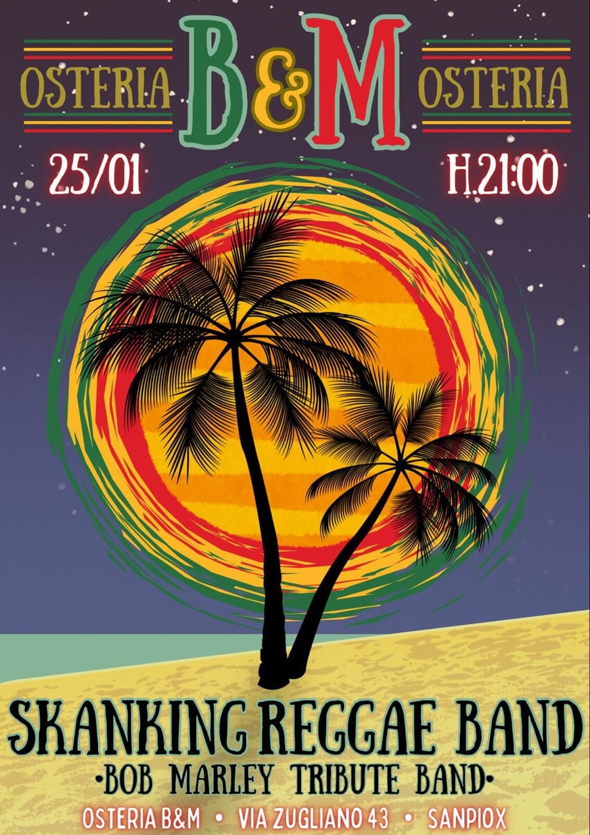 Reggae Night all’Osteria B&M di Vicenza