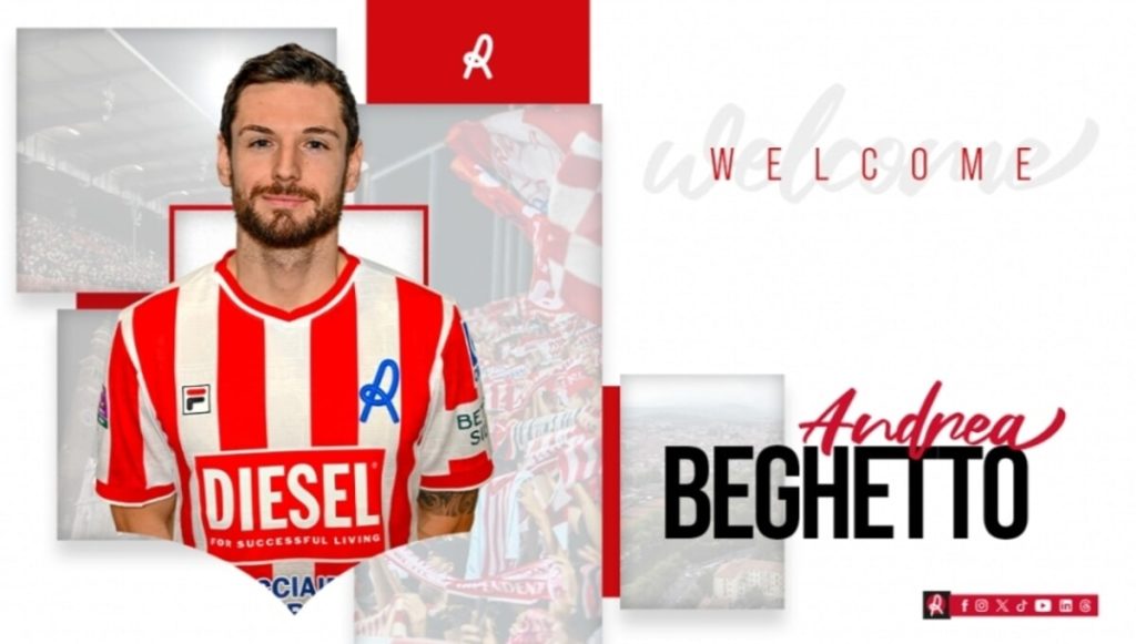 LR Vicenza: Beghetto è biancorosso