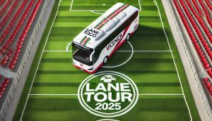 Il Lane sale sul bus del tour 2025