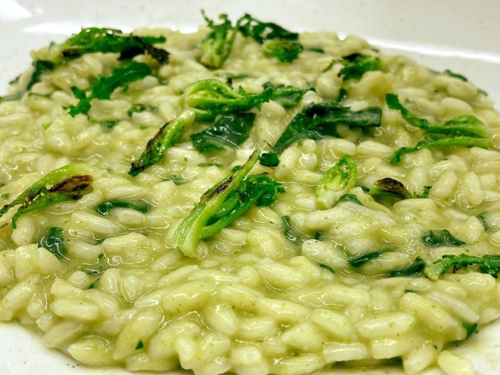 A tavola con il broccolo fiolaro alla Trattoria Cortese