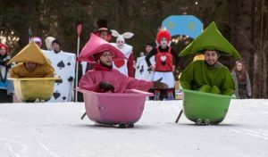 Kopa Karukkola ad Asiago,  la buffa gara con qualsiasi mezzo