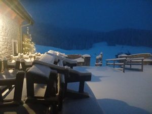 Nevicate abbondanti sulle montagne vicentine: accumuli fino a 20 cm oltre i 1300 metri