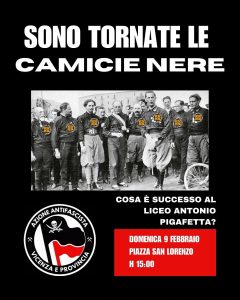 Aggressione studente al Pigafetta, Guarda: "No al ritorno delle squadracce"