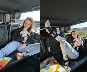 Francesca Michielin infortunata, la foto dopo la caduta dalle scale dell'Ariston