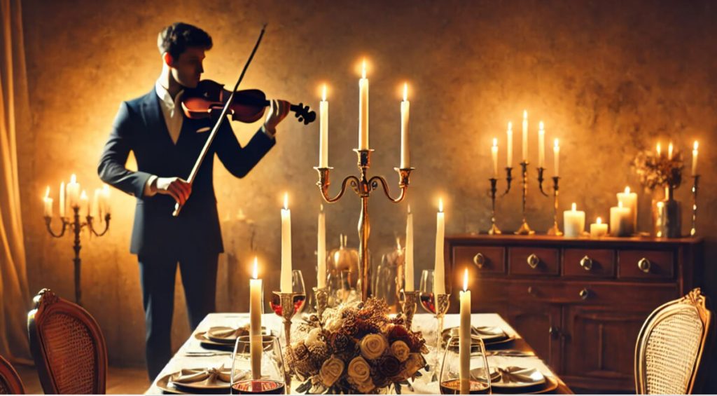 San Valentino al Castello, menù speciale e violino