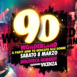 Festa della Donna alla discoteca Nordest con la musica anni '90