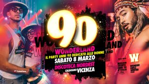 Festa della Donna alla discoteca Nordest con la musica anni '90